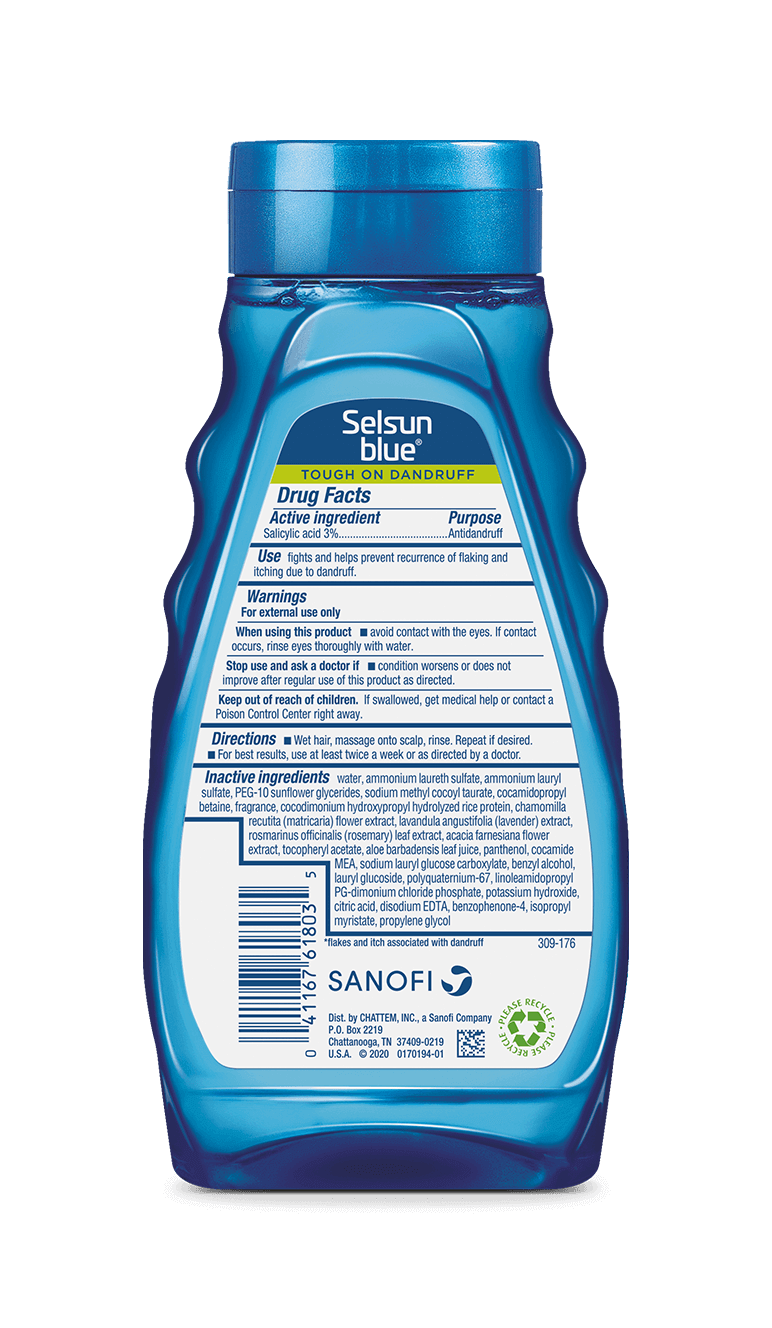 Naturals Itchy Dry Scalp Antidandruff Shampoo Selsun blue®